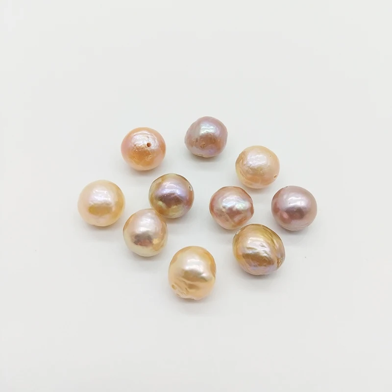 Shuangsheng Natūralių Gėlavandenių Perlų Karoliukus, 9-11mm spalvotų Aukštos Kokybės Punch Prarasti Karoliukų, skirta 