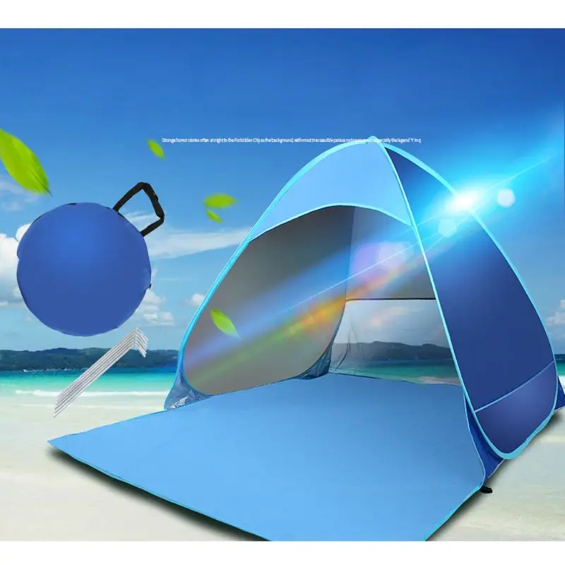 2020 m. Atnaujinti Paplūdimio Palapinė UV Saulės Pasislėpti Lengvas Beach Sun ShadeBeach Palapinės XXUF
