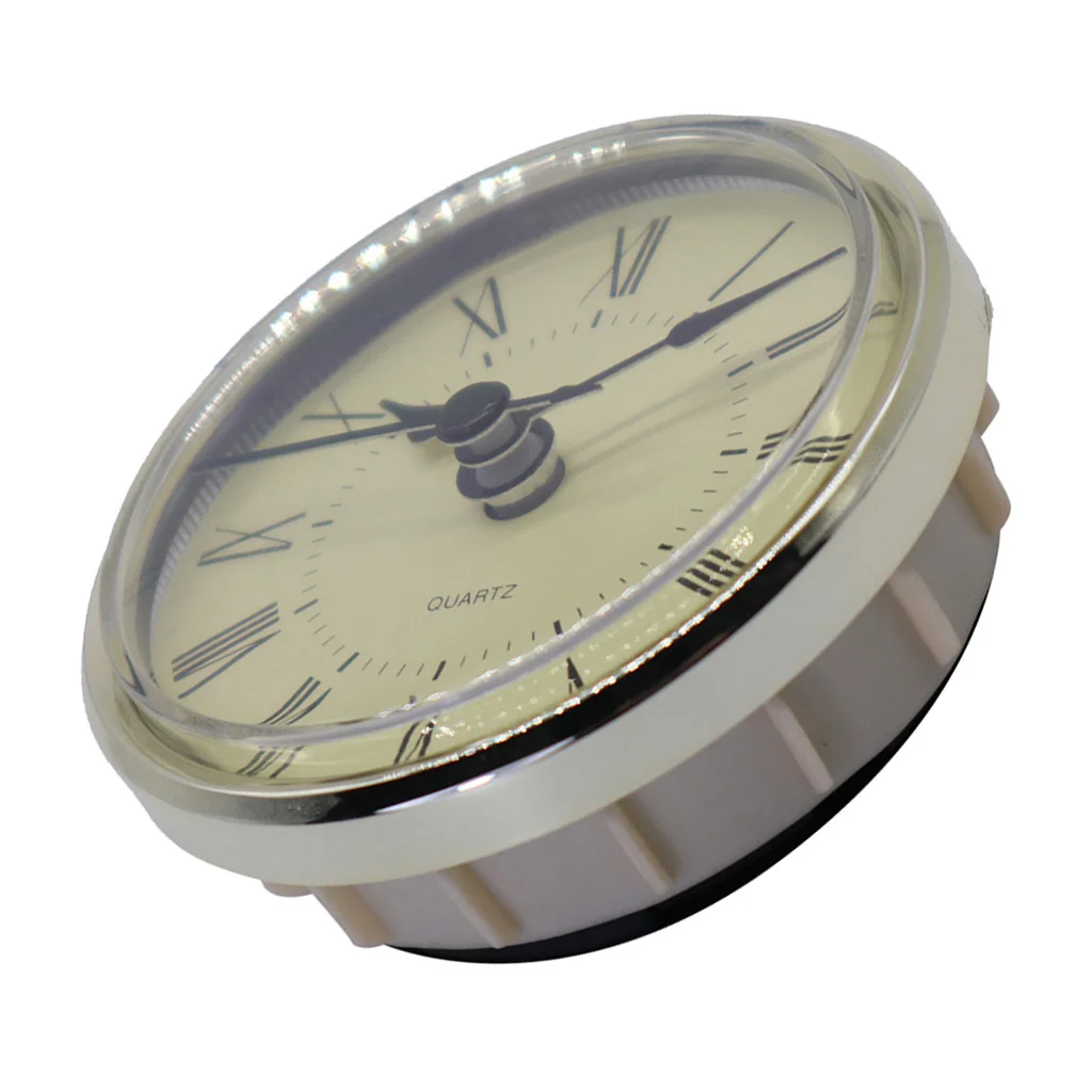 Vintage Stiliaus 70mm Skeletas Kvarcinis Laikrodis Įterpti Sieninis Laikrodis Įterpti Judėjimas