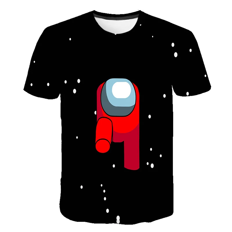 Kawaii Naują Žaidimą iš Mūsų, Marškinėliai Vaikams 2020 Juokinga Vasarą Cartoon T-shirt Impostor Tees Kostiumas 3D Kūdikių Berniukų Drabužiai Grafinis Viršūnės