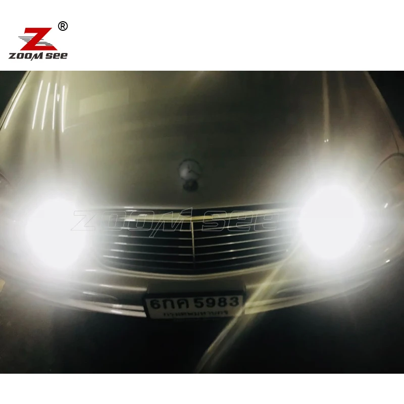 29pcs LED Stovėjimo miestas Lemputė + Interjero Dome Light Komplektas Mercedes Benz E class W211 E320 E350 E430 E500 E550 E63 AMG (02-08)