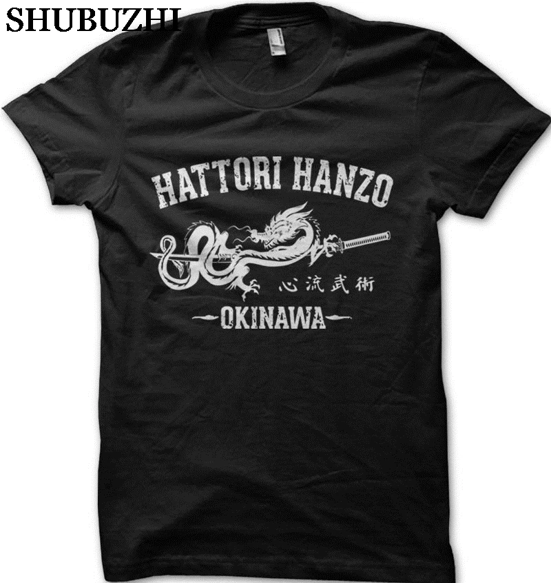 Viršūnės Vasarą Juokingas Cool T-Shirt Hatori Hanzo Japonijos Samurajų Kardai Nužudyti Bilą Katana Atspausdintas T-shirt FN9157 Spausdinti Marškinėliai Vyrams