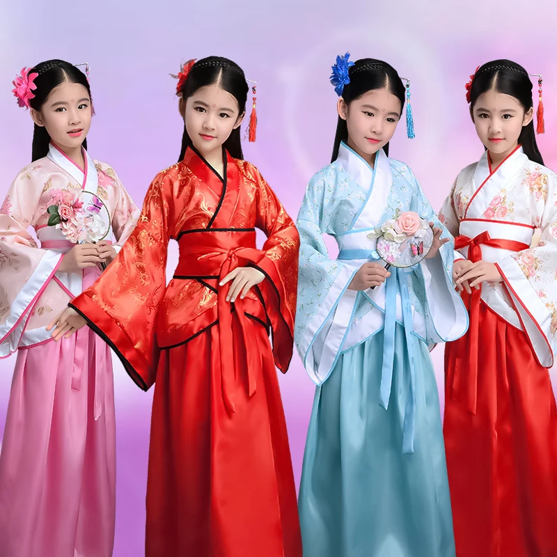 Kostiumas Mergaitėms, Vaikams, Kimono Tradicinė Derliaus Etninės Ventiliatorius Studentų Choras, Šokių Kostiumas Japonų Kimono Yukata Stilius