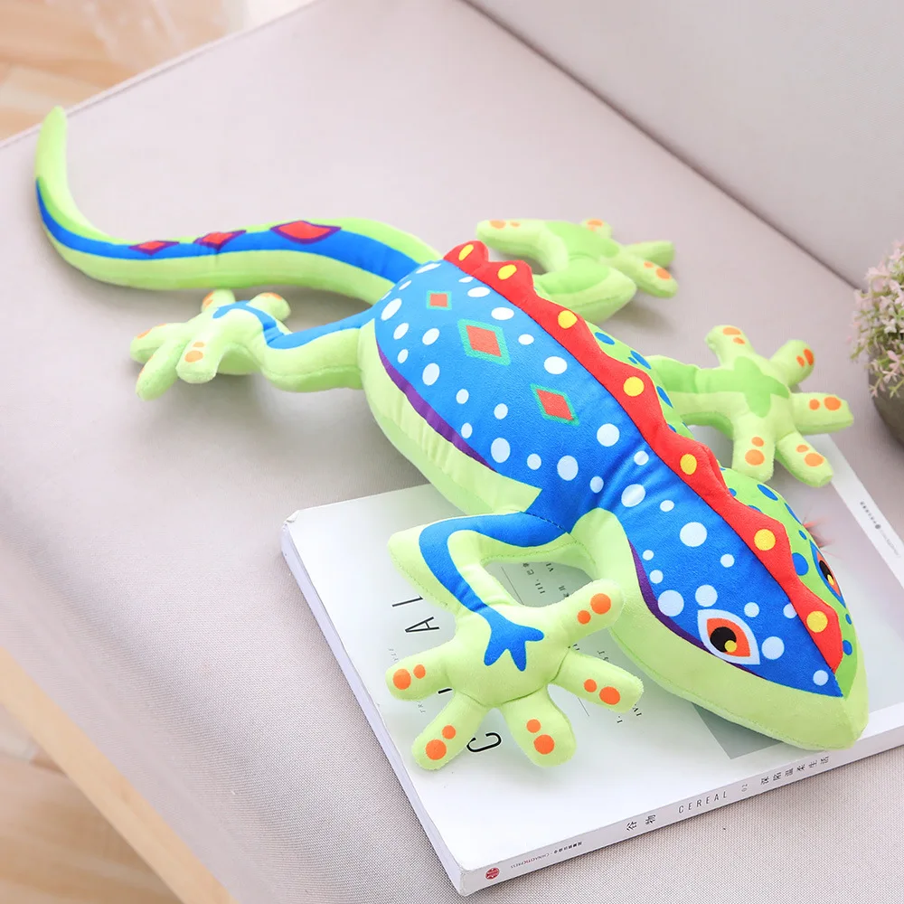 Naujas Soft Gecko Pliušiniai Žaislai iškamša Chameleonas Driežas Nuraminti Žaislą Minkštą Pagalvę Lėlės Dovanos Vaikams, Kalėdinės dovanos M046