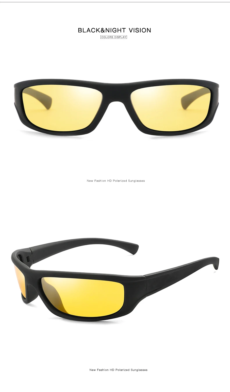 Poliarizuoti Akiniai nuo saulės Moterims UV400 Juodu Rėmu Sporto Saulės Akiniai Vyrams, Prekės ženklo Dizaineris Vairavimo Akiniai Gafas 2020 Karšto