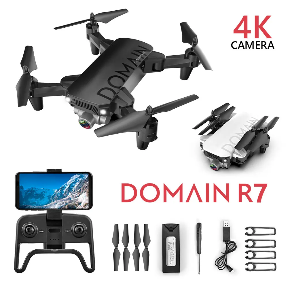 RC Drone 4K Quadcopter Su Wifi FPV plačiakampį HD vaizdo Kameros, Sulankstomas Quadrocopter Aukštos Laikykite RC Sraigtasparnis Profesinės Selfie UAV