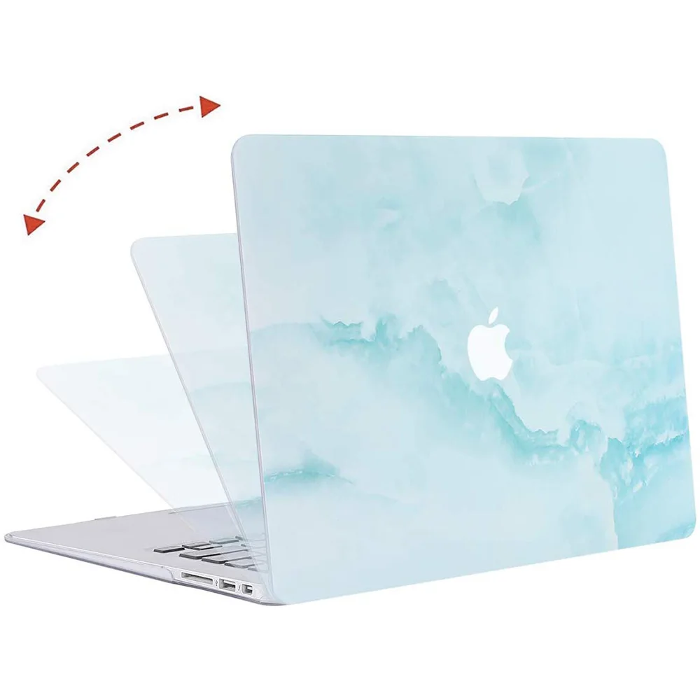 MOSISO kompiuterį Macbook Air 13 inch Padengti A1466 A1369 2012-2017+Silikoninis Klaviatūros Viršelis + Ekrano Plėvelė + Laikymo Maišelis
