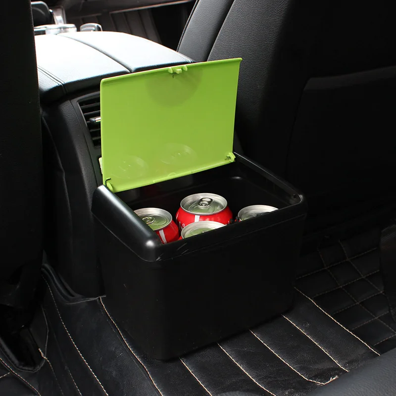 Automobilių Saugojimo Kibirą Šiukšlių Dėžės Didelio Galingumo Žalias Juodo Gėrimo Butelio Laikiklį Šiukšlių Dėžutės Auto Bako Langelis Automobilių Sukrovimas Valymas
