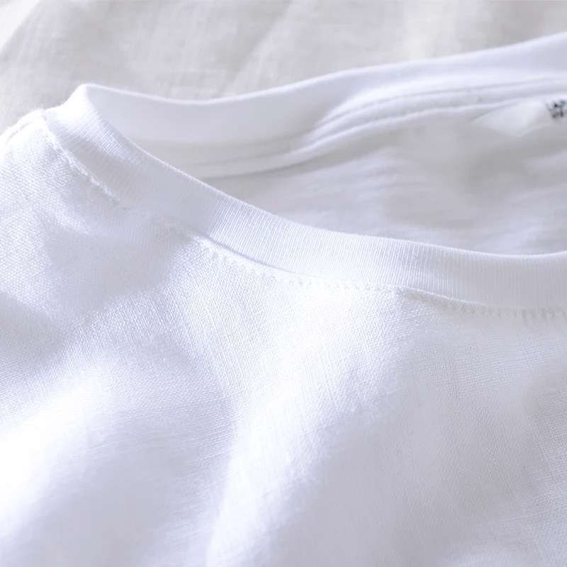 2019 Vasaros atsitiktinis patalynė trumpas rankovėmis marškinėliai vyrams balta siuvinėjimo greitai-džiovinimo medvilnės t shirt mens mados viršūnes marškinėlius chemise