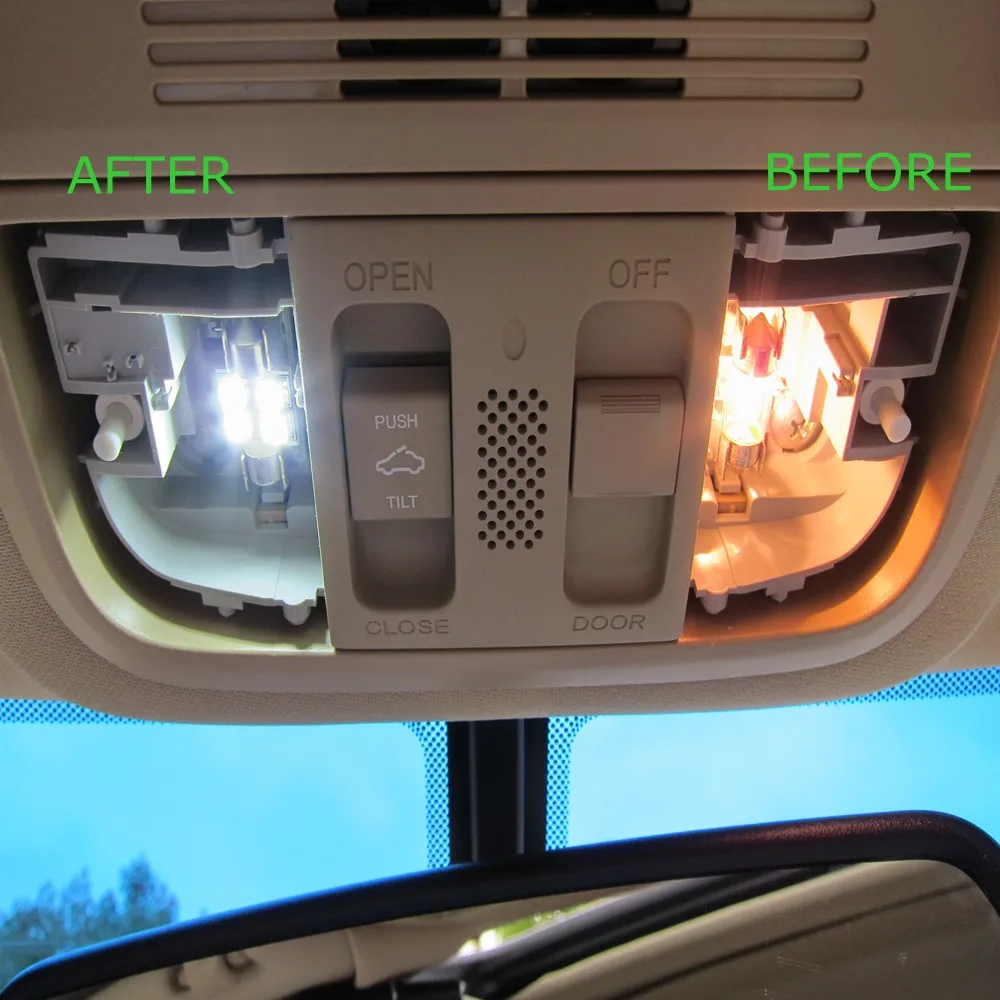 9pcs Canbus Xenon Baltas Automobilis LED Lemputės Interjero Paketas Rinkinys 2000-2009 M. Dodge Durango Žemėlapis Dome Licencijos numerio ženklo apšvietimo Žibintas