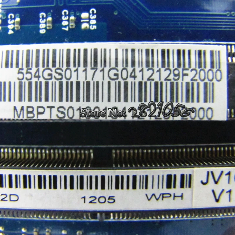 NOKOTION MBPTS01001 MB.PTS01.001 Acer aspire 1830T 1830Z 1830 Nešiojamas plokštė 48.4GS01.02N I5-470UM CPU DDR3