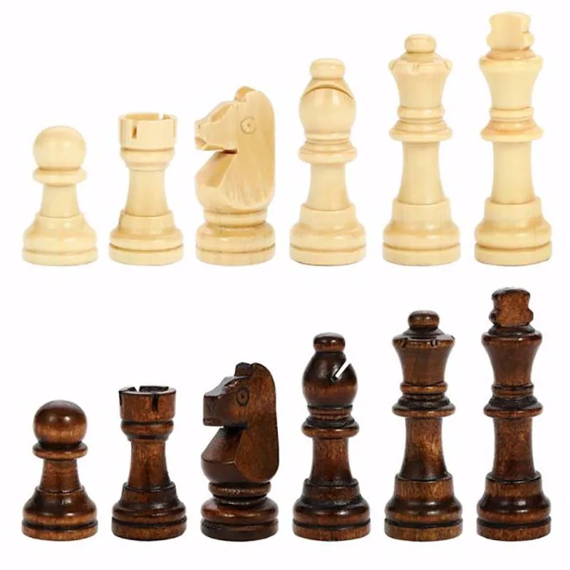 Magnetinės Medinės Šachmatų Rinkinį Didelė Lenta Su 34 Šachmatų Sulankstomas Kelionės Šachmatų Rinkinį Chessmen Surinkimo Nešiojamų Stalo Žaidimas