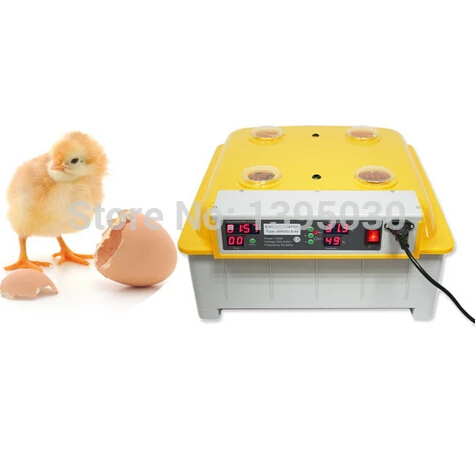 Skaitmeninis 48 Kiaušiniai Inkubatoriaus Automatinė Hatcher su Temperatūros Kontrolės
