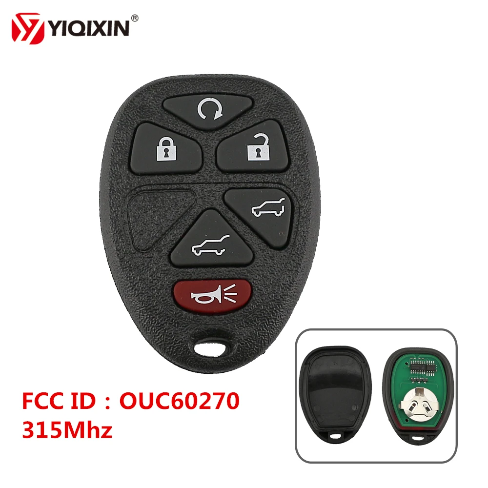 YIQIXIN 6(5+1) Mygtukų Nuotolinio Valdymo Automobilio Raktas 