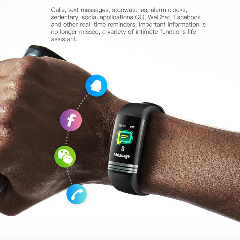 2020 Fitneso Apyrankę Kūno Termometras Smart Apyrankę Fitness Tracker Smart Watch Širdies Ritmo Monitorius 