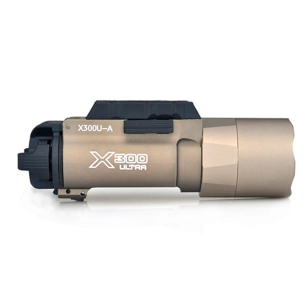 WADSN Surefir X300 Ultra Taktinis Ginklas Žibintuvėlis Pistoletas lanterna X300U 510lumens Medžioklės Scoutlight Tinka 20mm Picatinny Rail