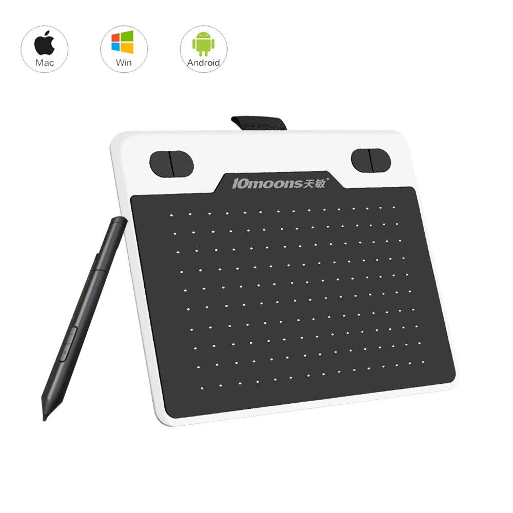 10moons Grafika Tablet T503 Piešimo Tabletės Su Stylus Pen Rašyti Tablet, Android/Windows/Kompiuteriai/Mobilus Grafinį Planšetinį kompiuterį