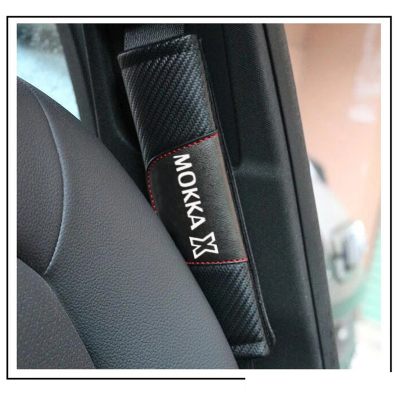 Opel Mokka X Mokkax 2vnt Mados Anglies Pluošto, Odos Automobilio Sėdynės Diržo apsaugos Automobilių Sėdynių saugos Diržų Pečių Trinkelėmis Automobilių Reikmenys