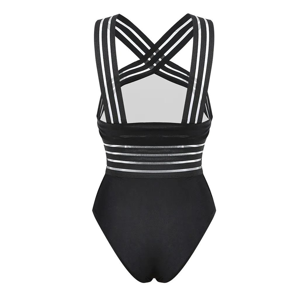 2020 m. Vienas Gabalas Tvarstis Push up Monokini Bikini Moterų maudymosi Kostiumėliai maudymosi kostiumėlis Vasaros Maudymosi Kostiumą, Dugnai Thong Paplūdimys Baseinas