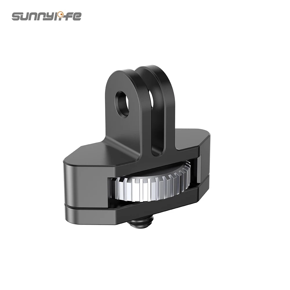 Sunnylife 1/4 GoPro Metalo Adapteris 360 Sukimosi Reguliuojamas Aliuminio Lydinio Adapteriai Kišenėje 2/Insta360 Vienas X2/SLR Camera