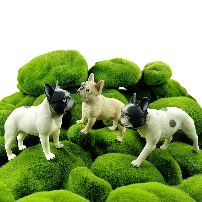 Naujas Buldogas Modeliavimo Ūkyje mielas Šuo Gyvūnų statulėlės modelis 