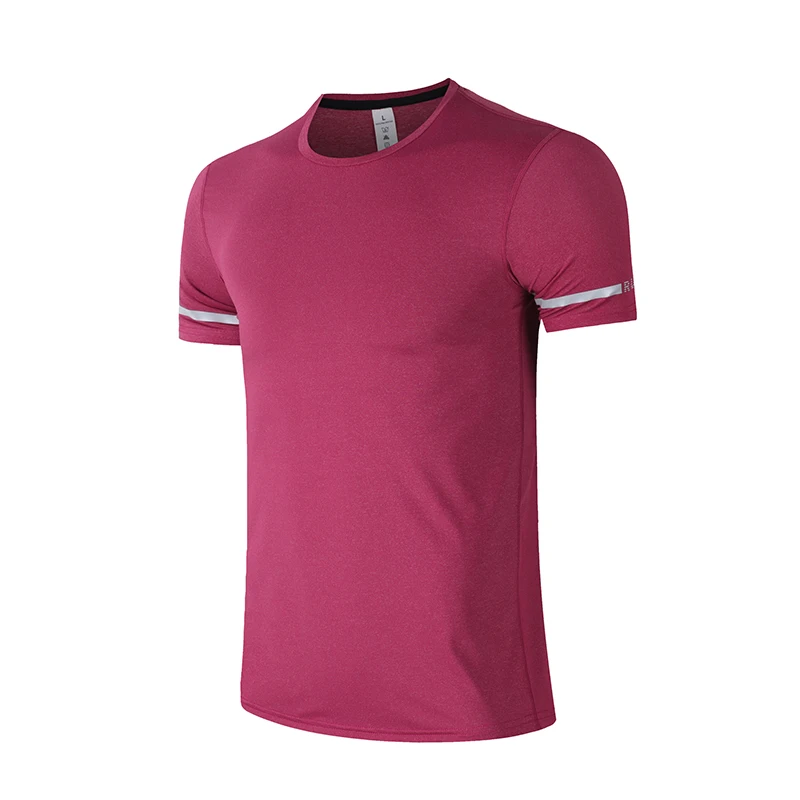 Vyriški trumpomis rankovėmis fitneso Sporto marškinėliai veikia lauko ruožas komforto quick dry laisvalaikio vasaros trumpas rankovės