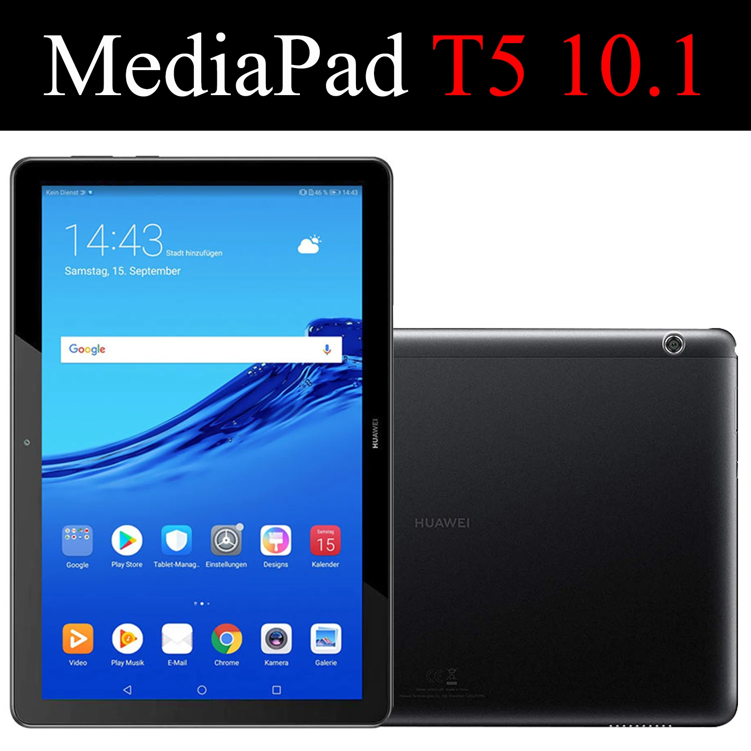 Planšetinio kompiuterio atveju, Huawei MediaPad T5 10.1