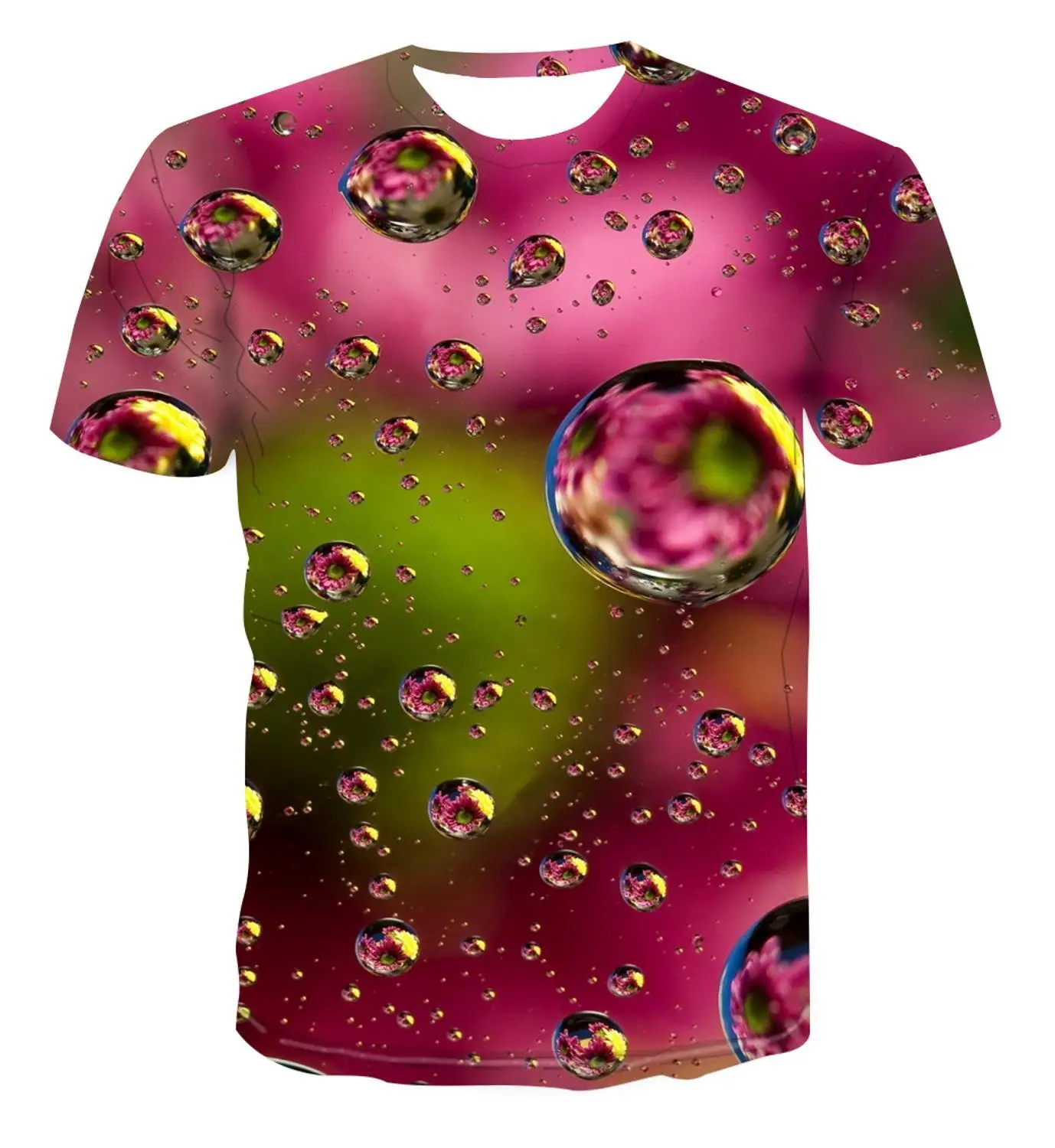 Geometrinis 3D spausdinimo T-shirt vasarą viršų nauji vyriški multi-dydis laminuotos vientisos spalvos marškinėliai trumparankoviai O-neck paplūdimys, T-shirt