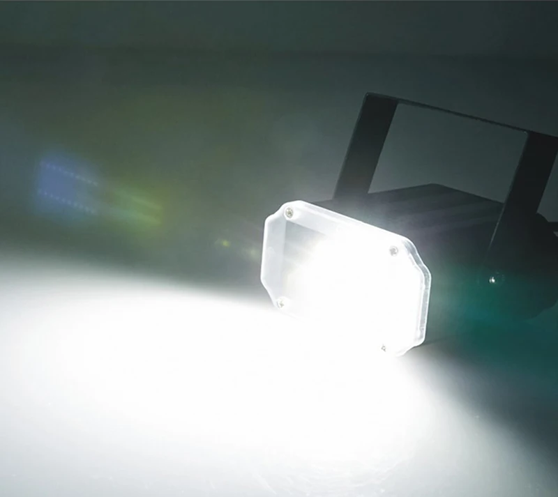 Aukštos Qualtiy 20w SMD 5050 Led Strobe Šviesos Sukasi Balso Aktyvuota LED Scenos Apšvietimas DJ Disco Šalies Stroboscope Flash šviesos