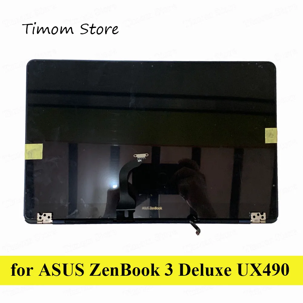 UX490 už ASUS Zenbook 3 Deluxe UX490UA UX490U UX490UAR FHD1920*1080 14.0 Nešiojamojo kompiuterio Pilnas LCD Ekranas Asamblėjos Rėmo viršutinė pusė