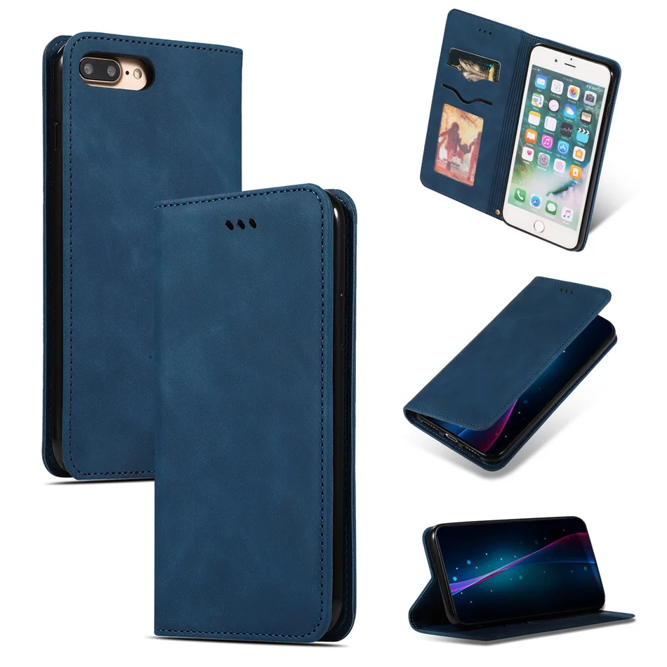 Prabanga lietimui jautrus Flip Case For iPhone 12 11 Pro Max Verslo Odinis dėklas iPhone Xs Xr X 7 8 Plius SE2020 Piniginės Padengti Knyga