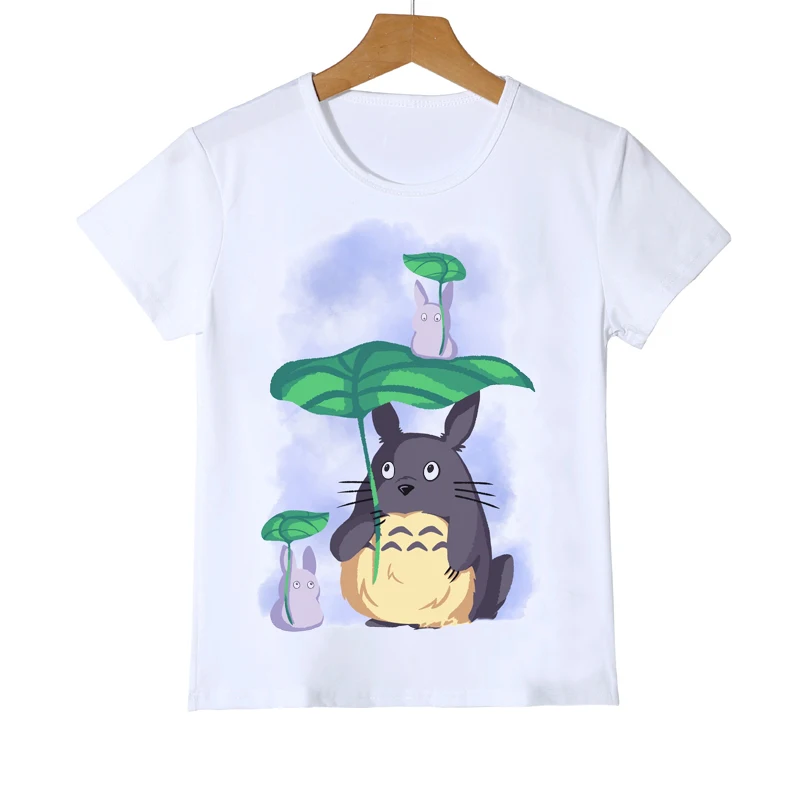 Naujas atvykimo 2020 Anime Totoro spausdinti marškinėlius mergaičių, berniukai, kids drabužius Atkakli Toli animacinių filmų print t shirt camisetas harajuku marškinėliai