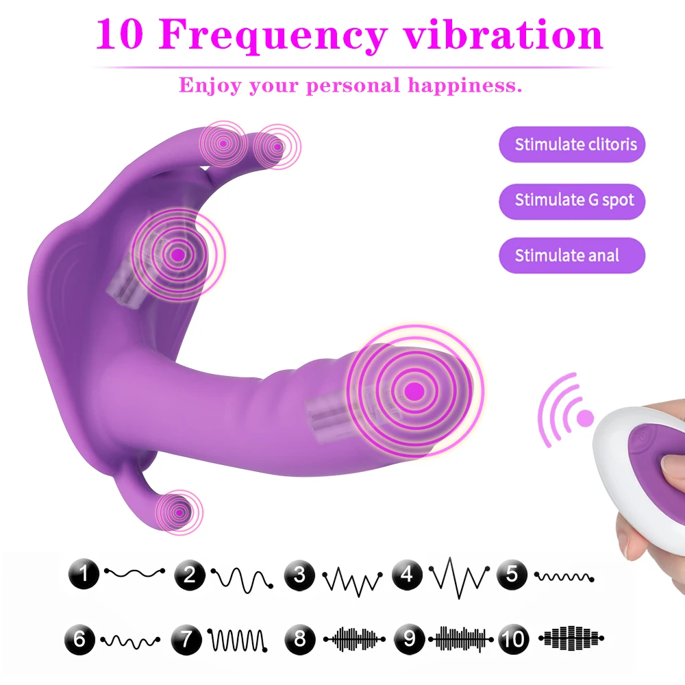 Nešiojami Dildo Belaidis Vibratorius Sekso Žaislai Moterims, G Spot Clit Skatinti Nuotolinio Valdymo Vibratorius Kelnaitės Sekso Žaislai Poroms