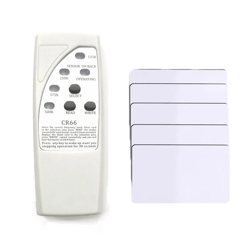 Kišeninis RFID Kortelių Skaitytuvas Rašytojas 125KHz Kopijuoklis Cloner popierinės kopijavimo aparatų matricos ID Žymes EM4305 T5577 RFID Žymę Klavišą Kortelės Pulteliais