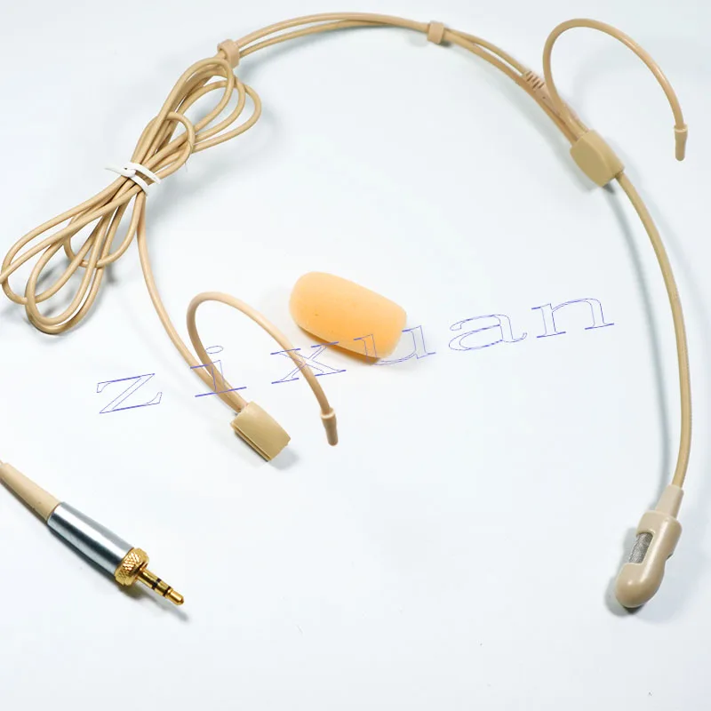 Hypercardioid Kondensatoriaus Mikrofoną su Ausinėmis, Mic For Sennheiser EW 100 300 500 G 1 2 3 4 Belaidžiu Interviu Kalbos Dainuoti Įrašymas