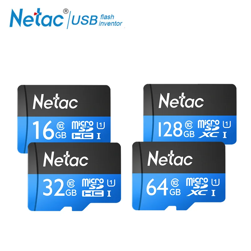 Netac Originalus, 10 Klasė 16GB 32GB 64GB 128 GB Micro Kortelės UHS-1 TF Kortelę 80MB/s 