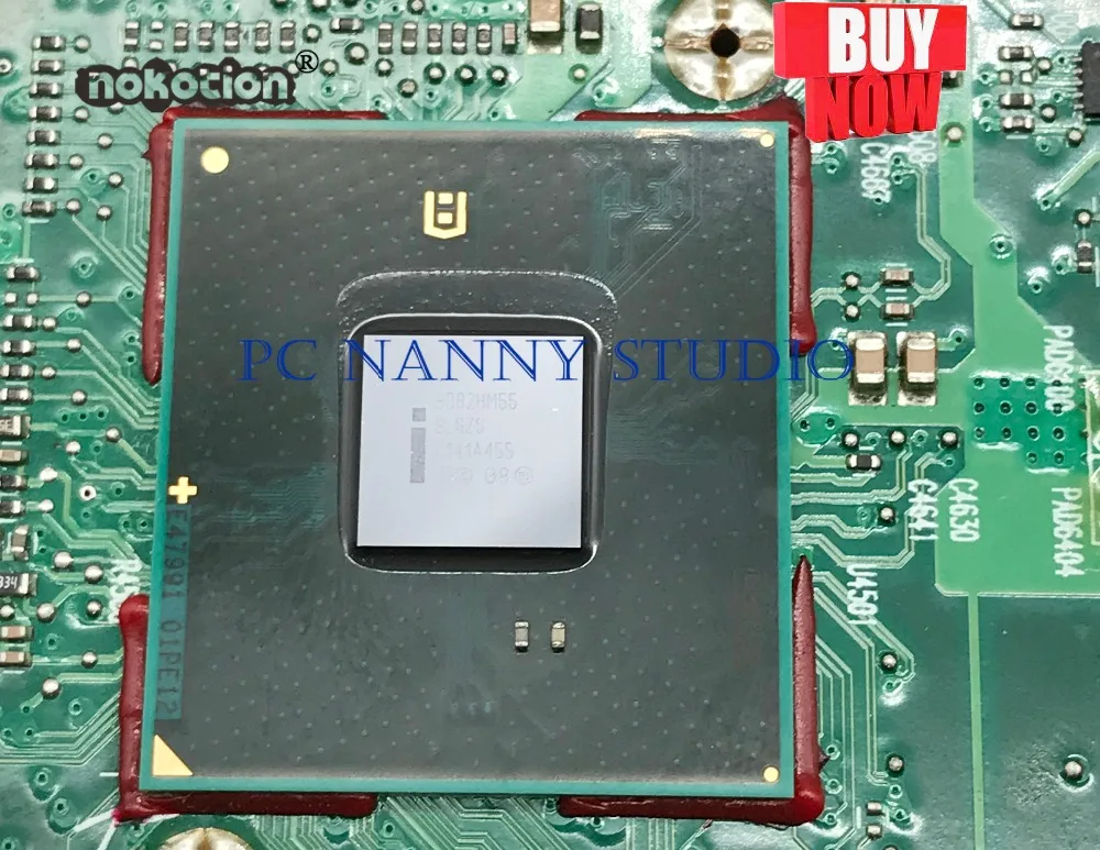 PCNANNY V000238010, skirtas Toshiba Satellite C600 C640 C645 nešiojamas plokštė 6050A2423901 HM55 DDR3 su cpu išbandyti