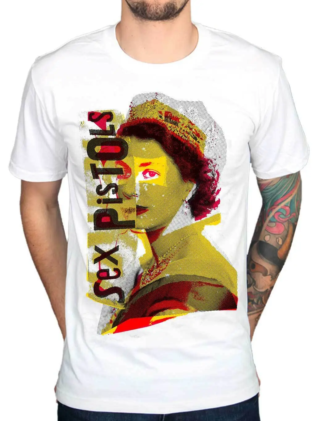 Oficialus Sex Pistols God Save The Queen T-Shirt Punk Rock Sid Vicious Lydon