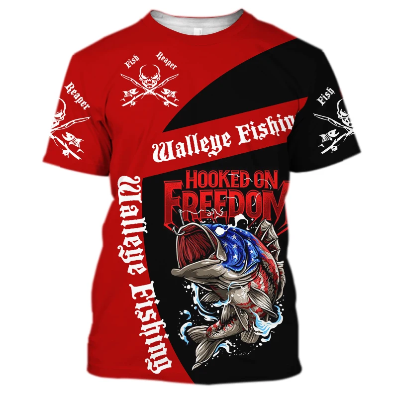 2020 Naujas Mados Vyrai hoodies 3D Print t shirt Naujas karpis Mados Gyvūnų Žvejybos Meno marškinėliai tees šortai rankovėmis Unisex Drabužiai -4
