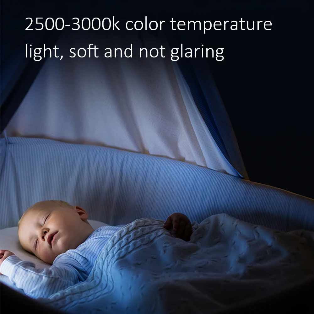 Smart Naktį Šviesos Yeelight LED Indukcijos Naktį Šviesa Šviesai jautrus Jutiklis, miegamojo, Koridoriaus Xiaomi Infraraudonųjų spindulių Lempos Naktį