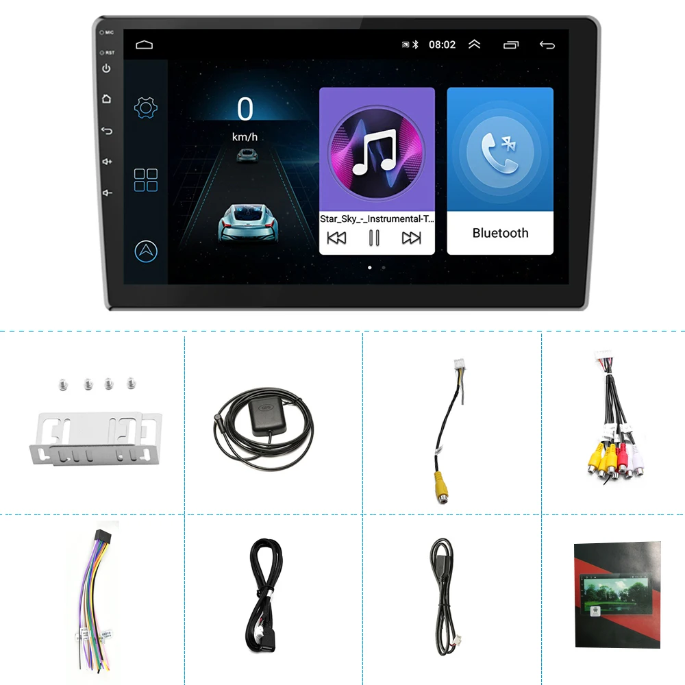 Podofo 2Din Android Automobilio Radijo 9/10.1 Colio Multimedijos Vaizdo Grotuvas Universalus Auto Stereo 