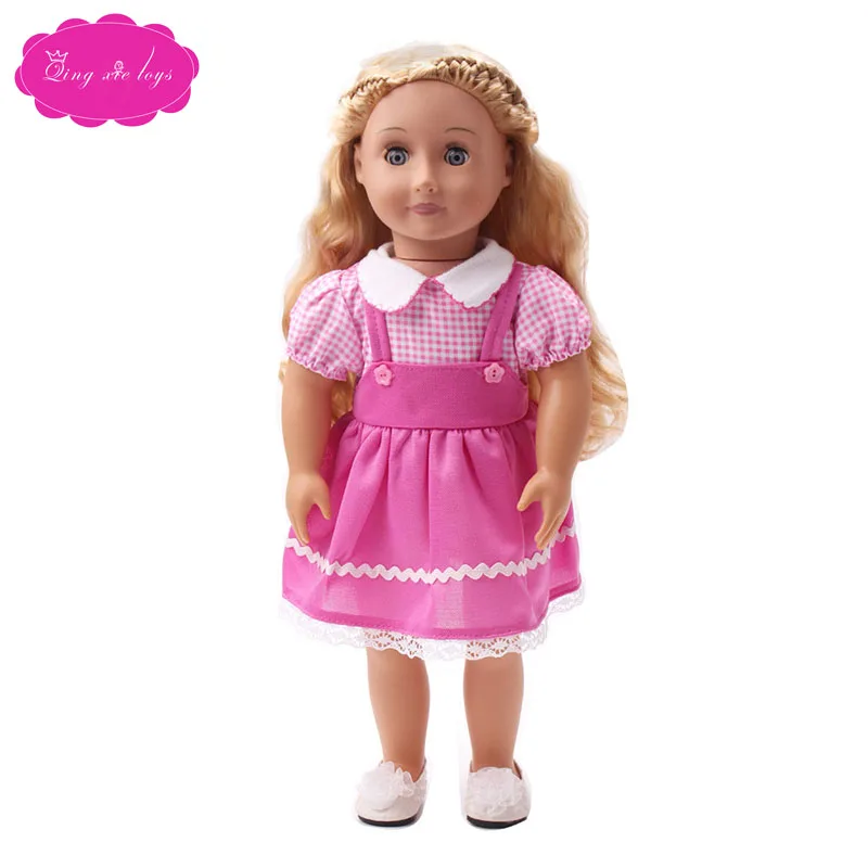 Lėlės suknelės 5 stilius tinka 18 colių Mergina lėlės ir 43 cm kūdikių lėlės suknelė aksesuarai c135