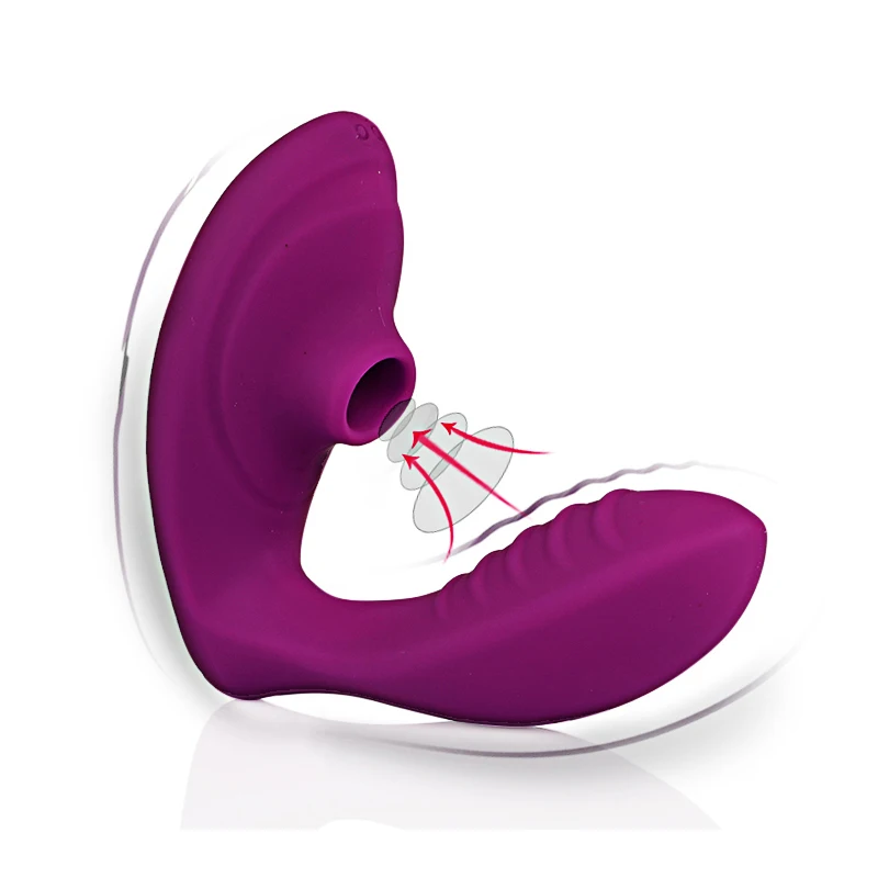 Atnaujintas Belaidžio Massager su 10 Vibracijos Režimai + 10 Čiulpti Nešiojami Vibracija Kelnaitės USB Elektros Malonumas Žaislai Moterims