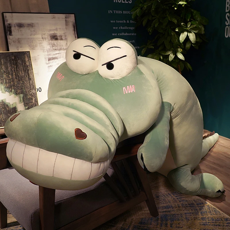 2020 Juokingas Mielas Jumbo Krokodilas Pliušinis Žaislas Animacinių filmų Dinozaurų Lėlės Miega Pagalvės, Sofos Tatamio Puiki Dovana Deco 180cm 300cm DY50790