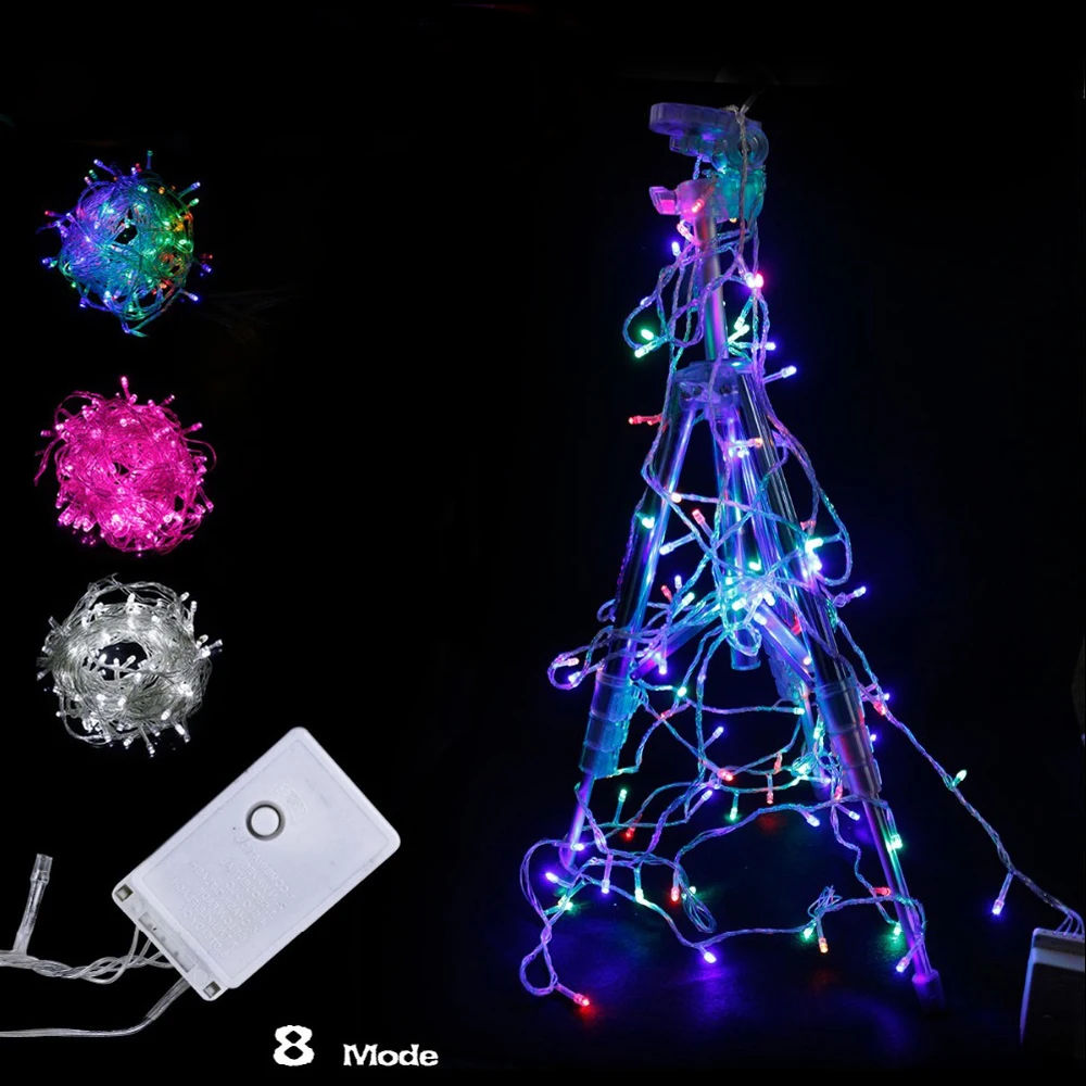 Atostogų Kalėdų Šviesos 10M, 20M 220V ES Kištuku LED String Šviesos Girlianda Girliandą Dekoratyvinis už Vestuves Naujųjų Metų Šventė