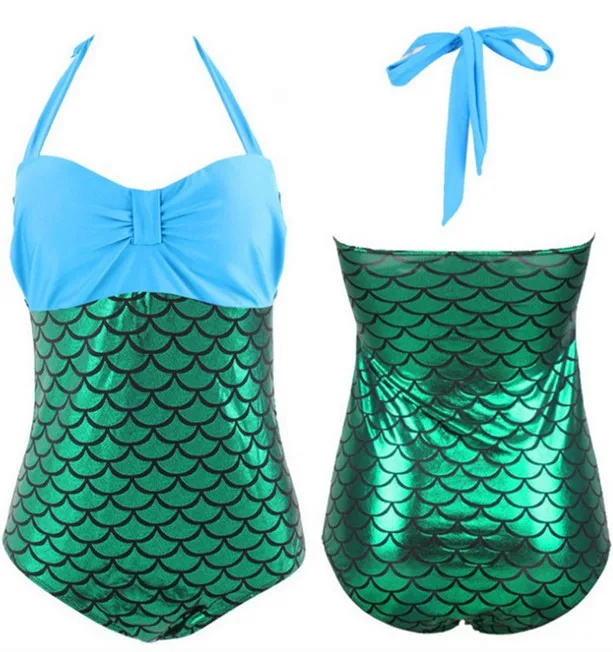 2020 m. Europos ir Amerikos riebalų moteris bikini Undinė susiuvimo spalvos vientisas maudymosi kostiumėlis Undinėlės uodega bikinii Brazilija XL