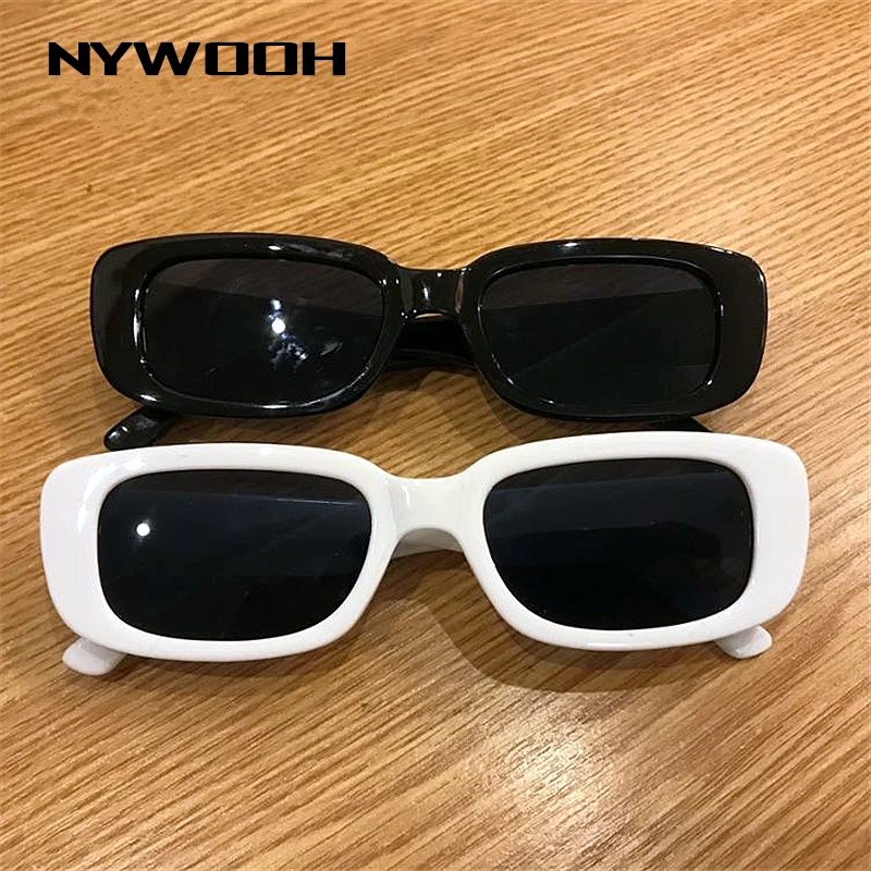 NYWOOH 2020 Mados Vintage Akiniai nuo saulės Moterims Prekės ženklo Dizaineris Retro Sunglass Stačiakampio Saulės Akiniai Moterų UV400 Lens Eyewears