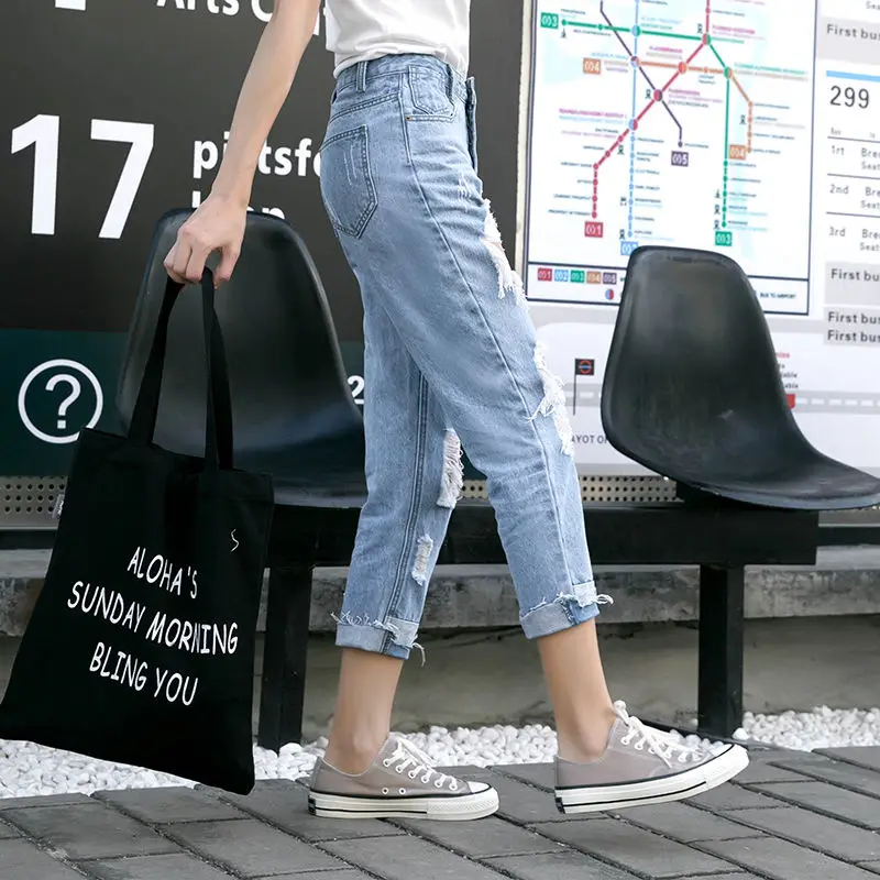 2020 m. pavasarį, vasarą, rudenį naujų moterų mados atsitiktinis Džinsinio audinio Kelnės moteris moteris OLIS aukšto juosmens džinsai gatvės stiliaus Vq166