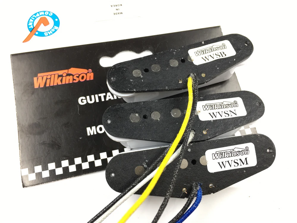 Wilkinson Premium 60 WVS Alnico Prieš Vieną Ritė Gitara Paėmimas Baltos spalvos Elektrinė Gitara Paėmimas ST gitara Korėja