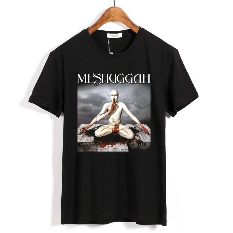 17 Dizaino Harajuku Streetwear Meshuggah Roko Prekės Marškinėliai 3D Kaukolė Hardrock Sunkiųjų Death Metalo Medvilnės Marškinėlius Tee Camiseta